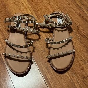 Steven madden Studded Beige Sandals
